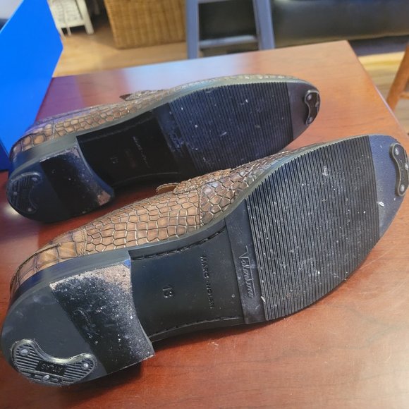 Marc Nolan Abe brown crocskin vegan size 13 - Picture 5 of 10